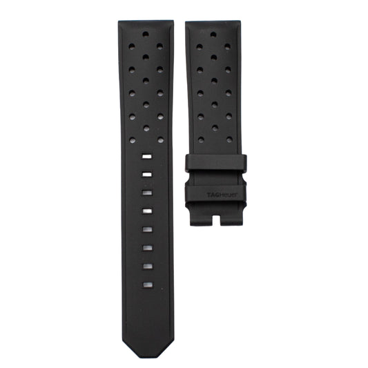 TAG Heuer Formula 1 FT8024 CAZ1010 Black Rubber Strap 21.5mm - Genuine OEM