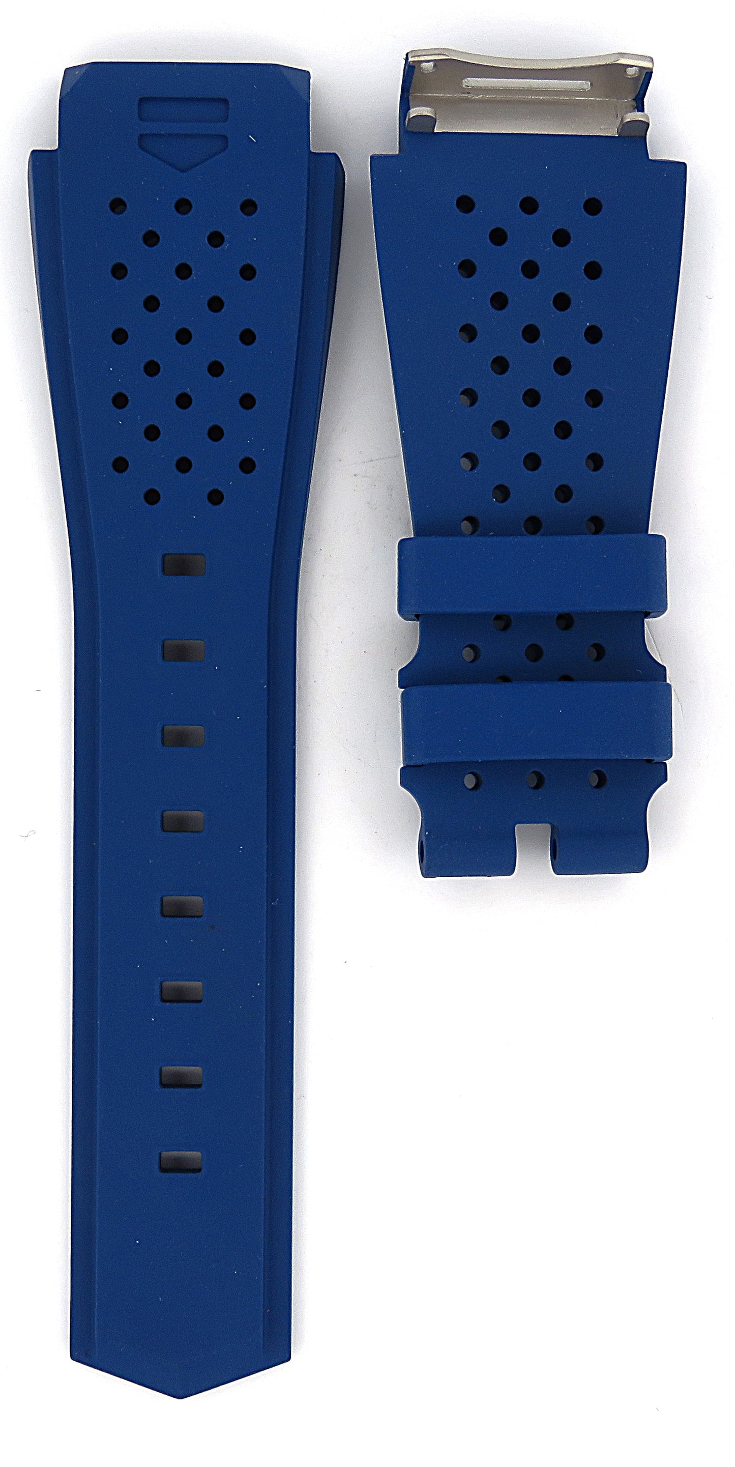 TAG Heuer Connected FT8034 SBF818000 Blue Rubber Strap 20mm - Genuine OEM