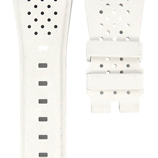 TAG Heuer Connected FT8038 SBF818000 White Rubber Strap 20mm - Genuine OEM