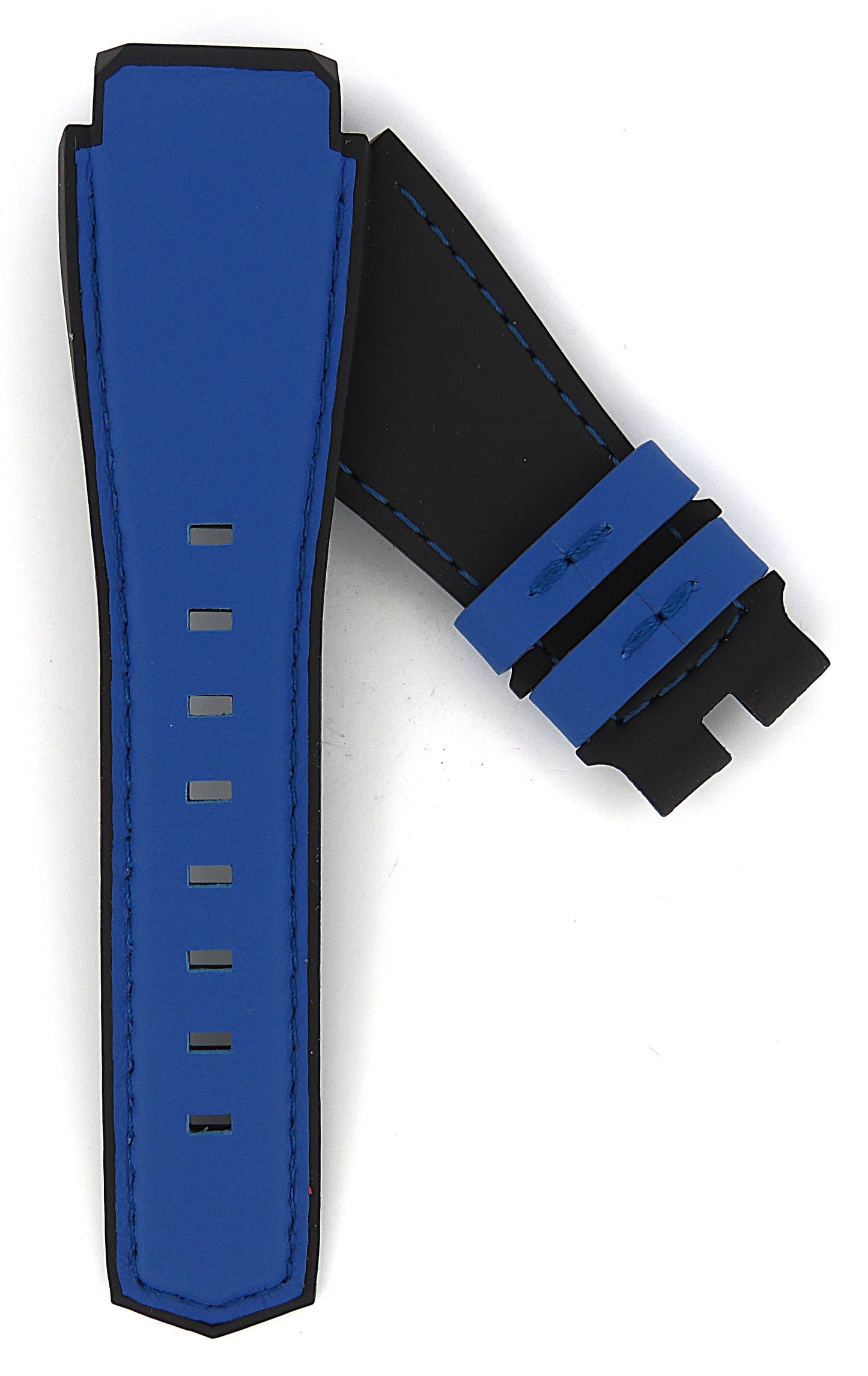 TAG Heuer Connected Modular 41 FT8041 SBF818000 Black and Blue Rubber Strap 20mm - Genuine OEM