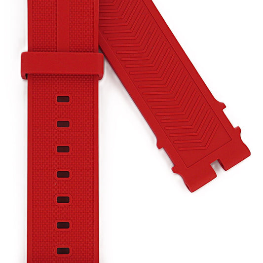 TAG Heuer Formula 1 FT8055-00 CAZ101AN Red Rubber Strap 21.5mm - Genuine OEM