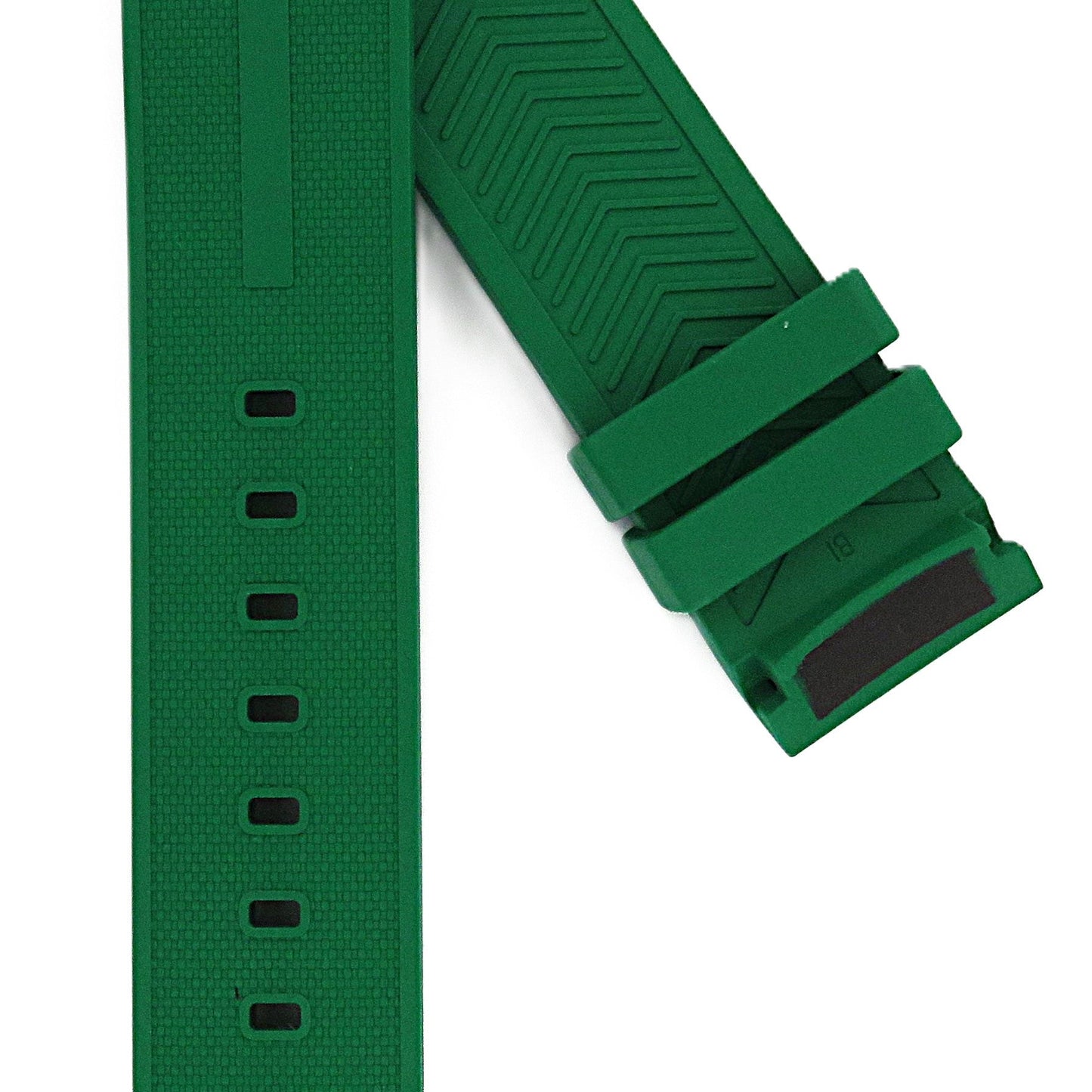 TAG Heuer Formula 1 FT8056-00 CAZ101AP Green Rubber Strap 21.5mm - Genuine OEM