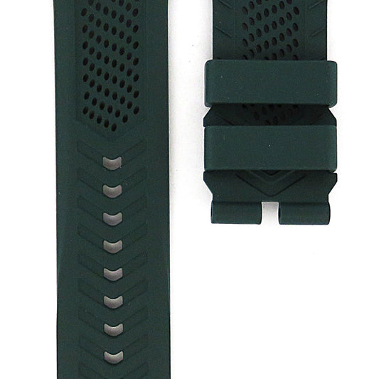 TAG Heuer Connected E5 FT8079 Green Rubber Strap 22mm - Genuine OEM