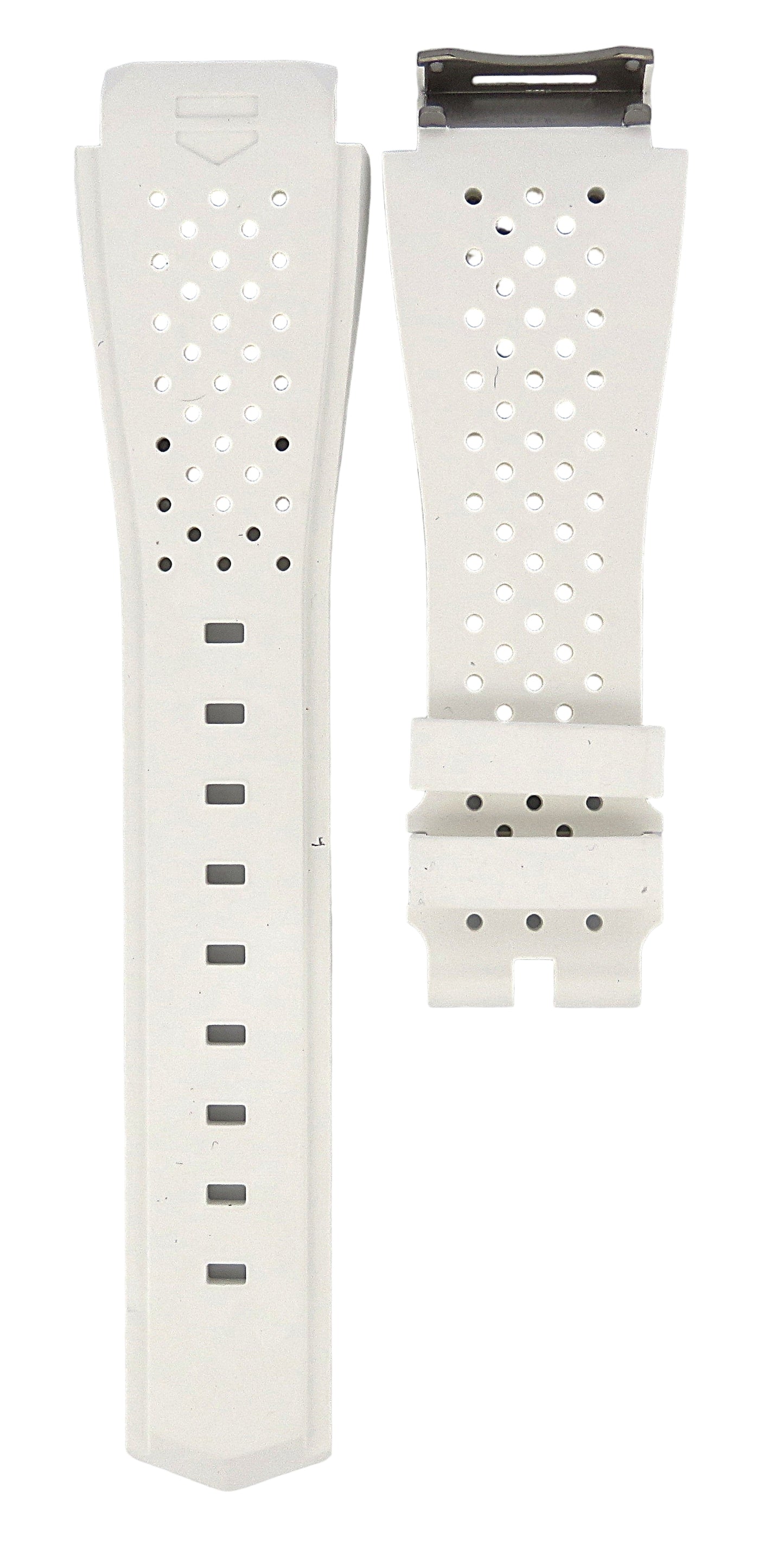 TAG Heuer Connected Modular 41 FTX8038 SBF818000 White Rubber Strap 20mm - Genuine OEM