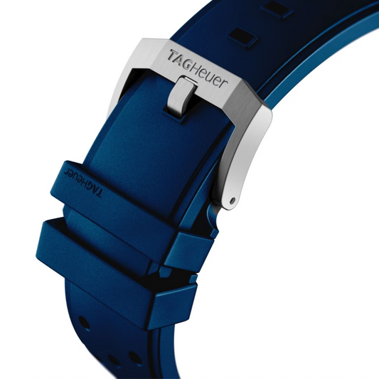 TAG Heuer Formula 1 Chronograph FT8099 Blue Rubber Strap 21.5mm - Genuine OEM