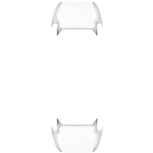 TAG Heuer Connected BT0736 White Rubber/White Leather Strap with Buckle 20mm - Genuine OEM