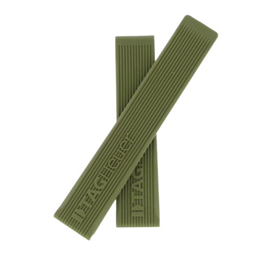 TAG Heuer Formula 1 F1 FT6025 WAH1113 Khaki Rubber Strap 20mm - Genuine OEM