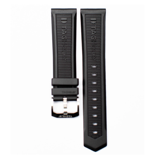 TAG Heuer Formula 1 BT0717 Black Rubber Strap 22mm - Genuine OEM