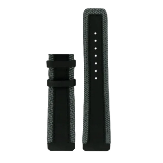 Tissot T-Touch Expert Solar T610035309 Black Leather Watch Strap - 22mm Genuine OEM