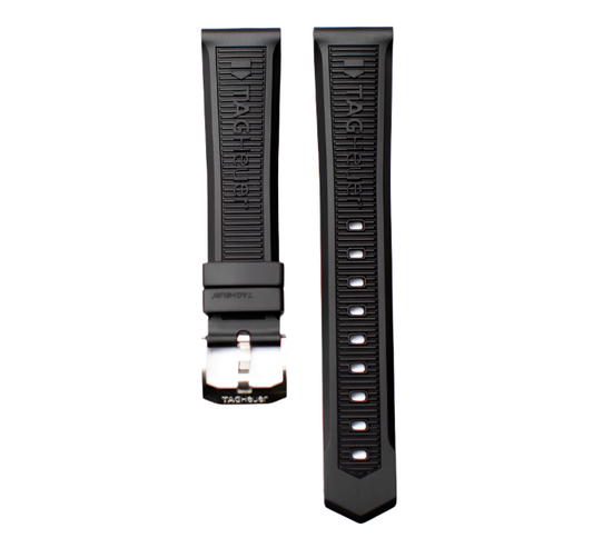 TAG Heuer Formula One F1 BT0714 Black Rubber Strap 20mm - Genuine OEM
