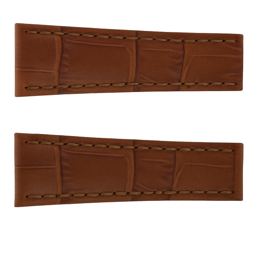 TAG Heuer Monza CR5110 FC6176 Gold Alligator Leather Strap 20mm- Genuine OEM