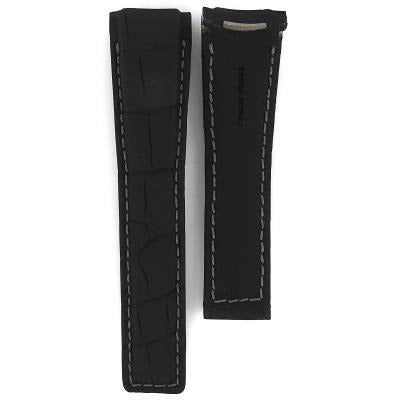 TAG Heuer Carrera CAR2C10 FC6323 Black Alligator Leather Strap 22mm - Genuine OEM
