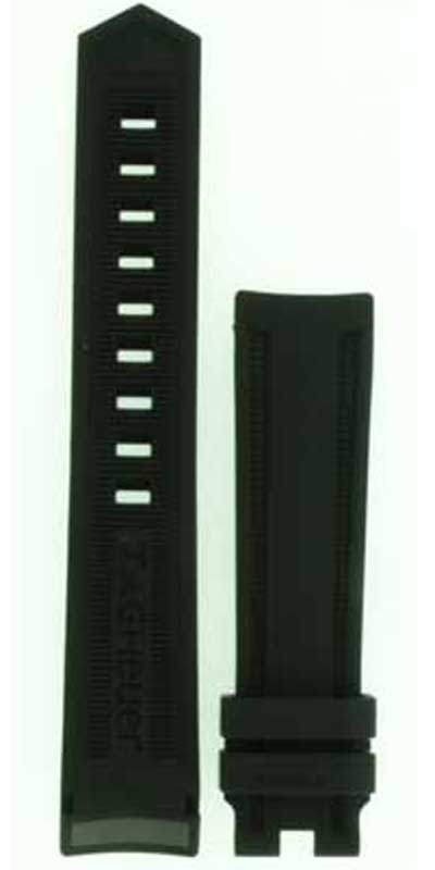 TAG Heuer Aquaracer FT8019 CAK2110 Black Rubber Strap 21mm - Genuine OEM