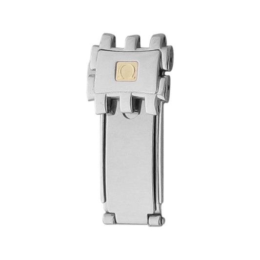 OMEGA Steel Gold Clasp 3N 413.20.37.20.08.001, 19mm– 117DB1508837, 7612882651428 – Genuine OEM