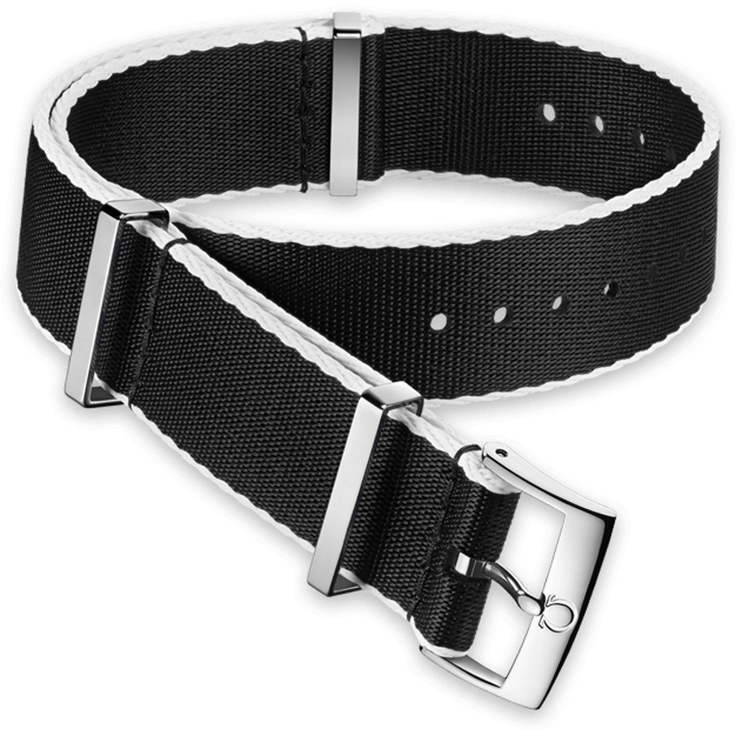 OMEGA NATO Polyamid Black Strap 22mm Ref 031CWZ010712, 7613304233925 – Genuine OEM