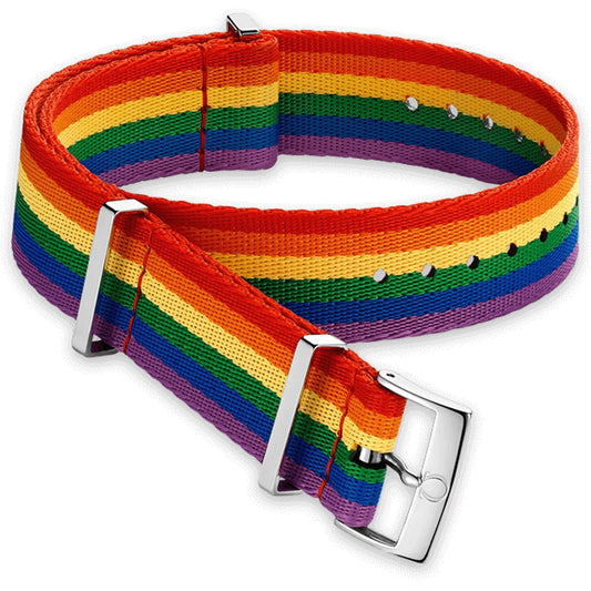 OMEGA NATO Polyamide Strap Multicolor with Buckle 20mm Ref 031CWZ011610, 7613304248677 – Genuine OEM